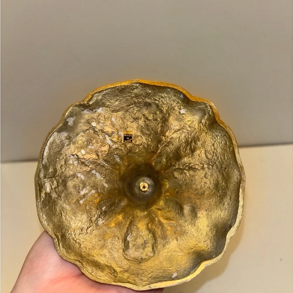 Vintage brass candle stick holder